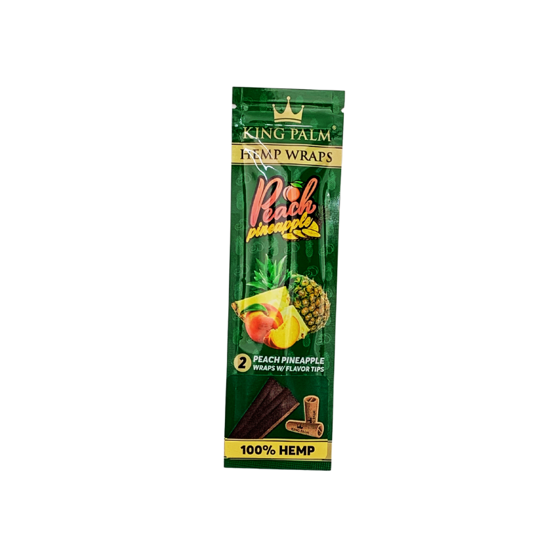 King Palm Hemp Wraps Peach Pineapple