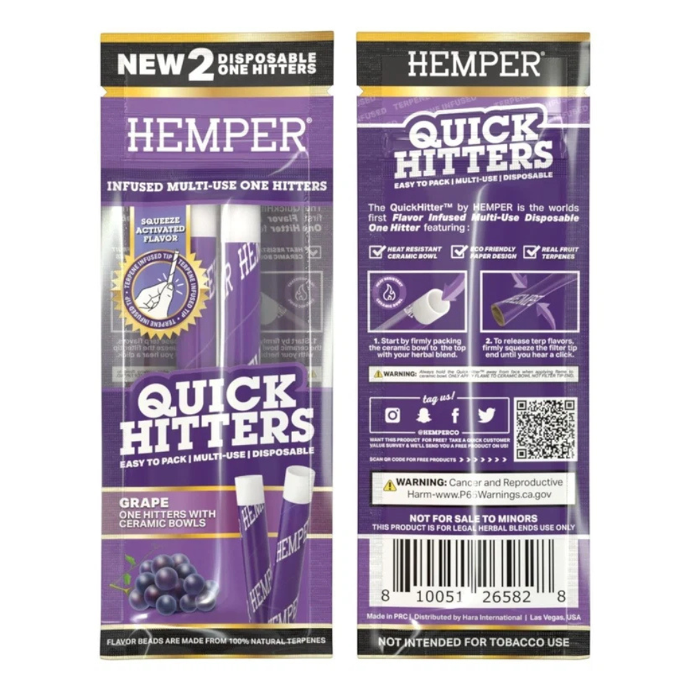 Hemper Quick Hitters Grape Pack x2