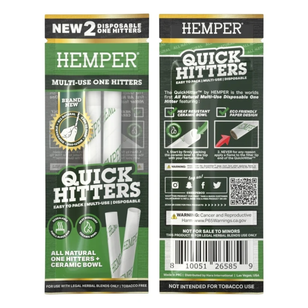 Hemper Quick Hitters Natural Pack x2