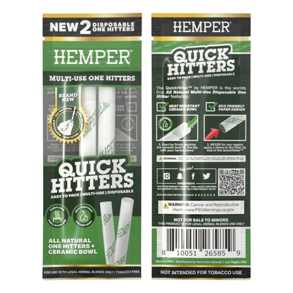 Hemper Quick Hitters Natural Pack x2