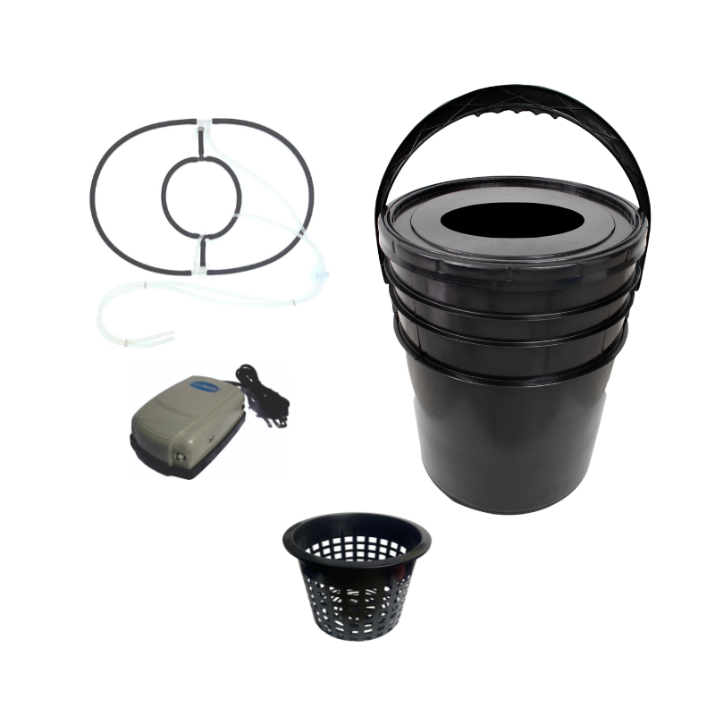 Kit cultivo hidroponico 5 galones y Net pot 6 pulgadas