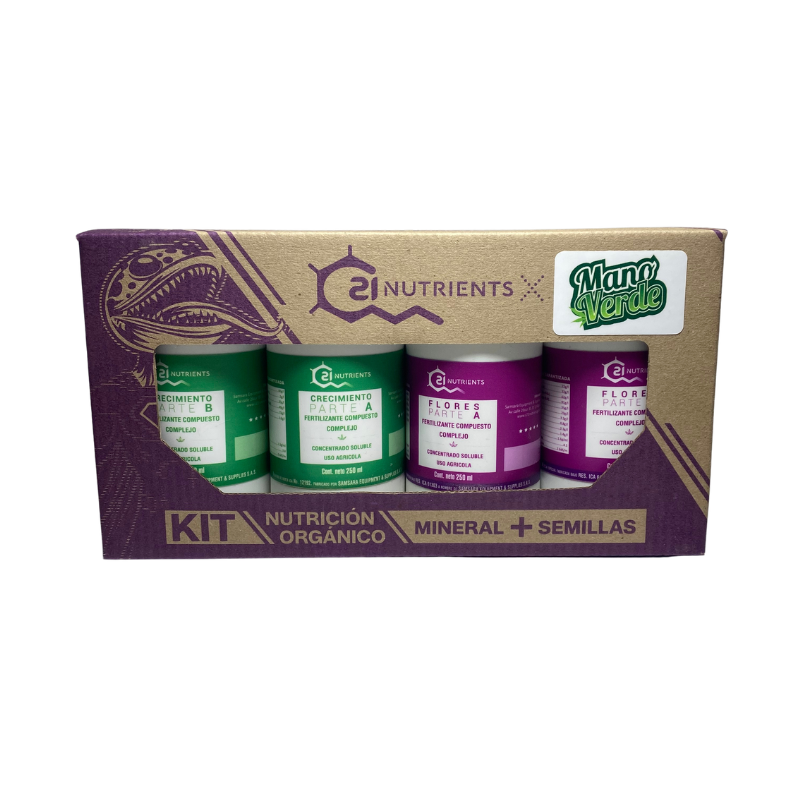 Pack Ciclo Completo C21 Nutrients 250ml + Semillas| Fertilizantes | Kanamart