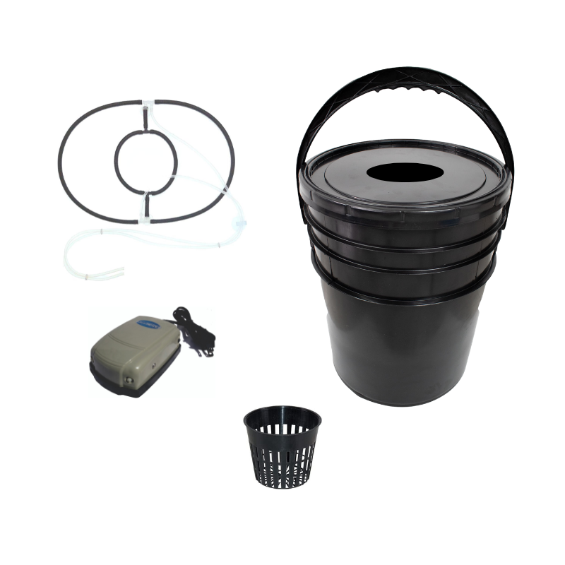 Kit cultivo hidroponico 5 galones y Net pot 4pulgadas