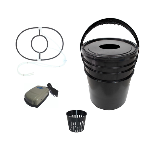 Kit cultivo hidroponico 5 galones y Net pot 4pulgadas
