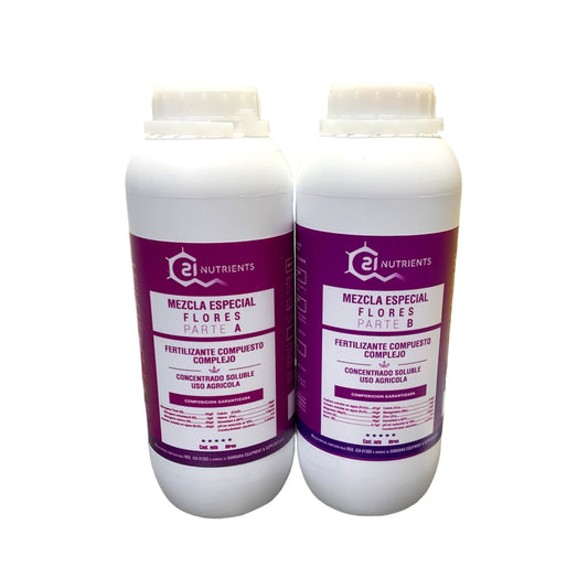 Flores C21 Nutrients 1 Litro | Fertilizante Floración | Kanamart