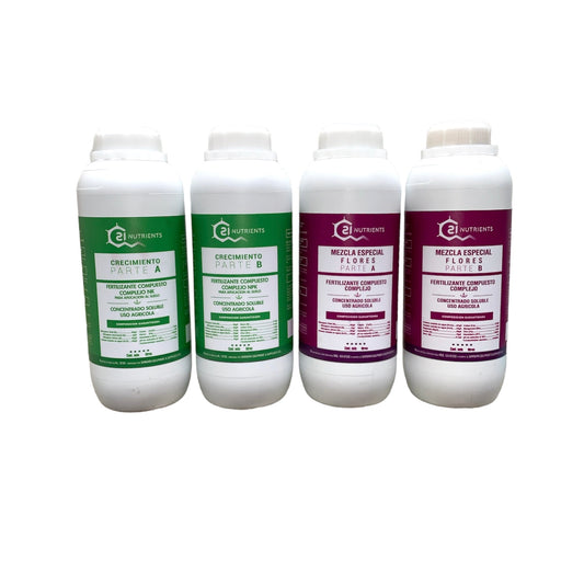 Pack Ciclo Completo C21 Nutrients 1 Litro | Fertilizantes | Kanamart