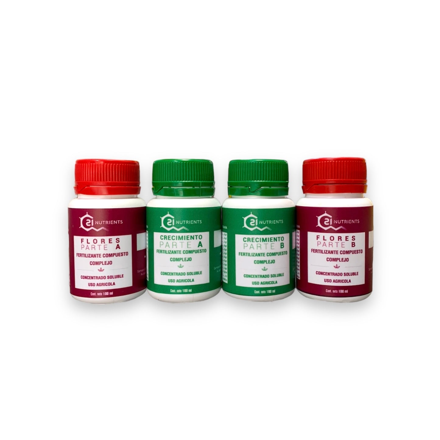 Pack Ciclo Completo C21 Nutrients 100 ml | Fertilizantes | Kanamart